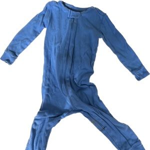 Primary footless cotton zip pajamas (12-18 mo)